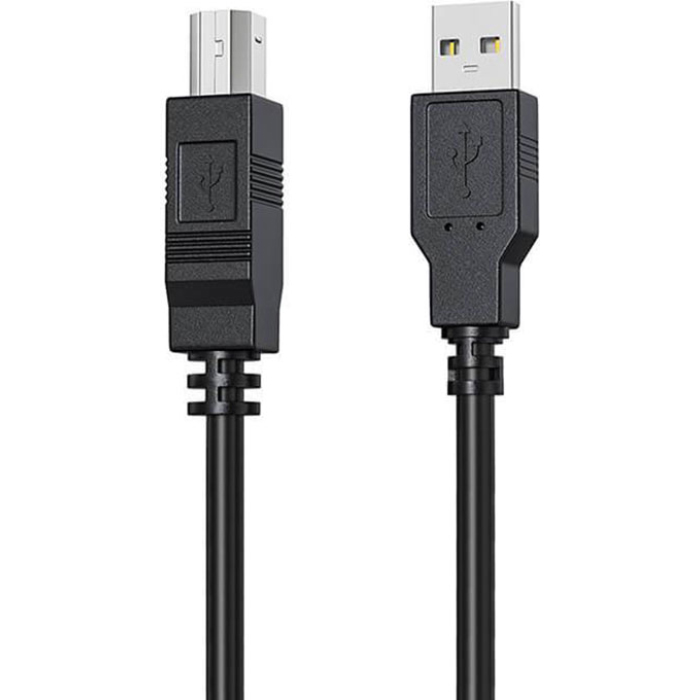 Кабель HP USB2.0 AM/BM 1м Black (DHC-PT100-1M)