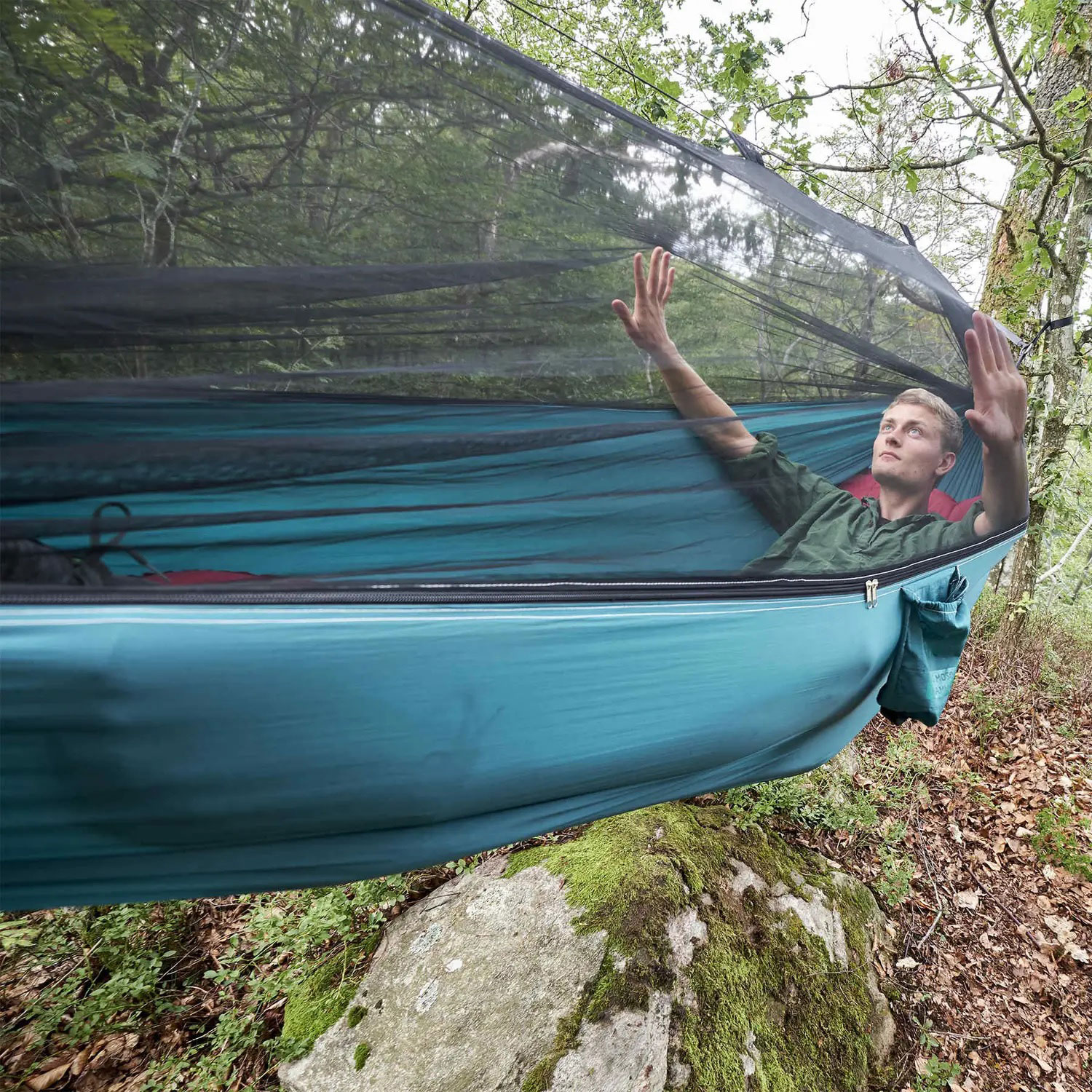 Гамак подвесной GRAND CANYON Bass Mosquito Hammock 270x150см Storm