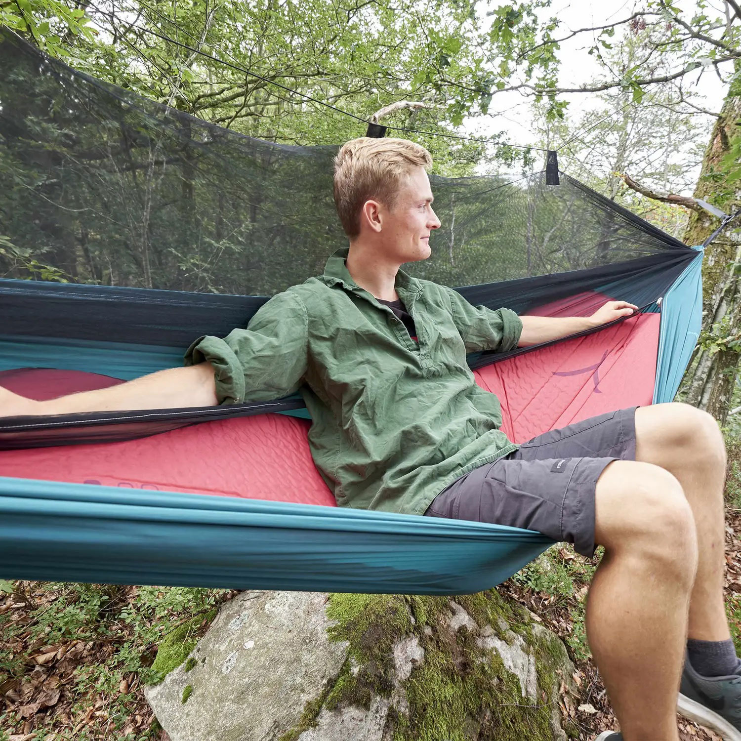 Гамак подвесной GRAND CANYON Bass Mosquito Hammock 270x150см Storm