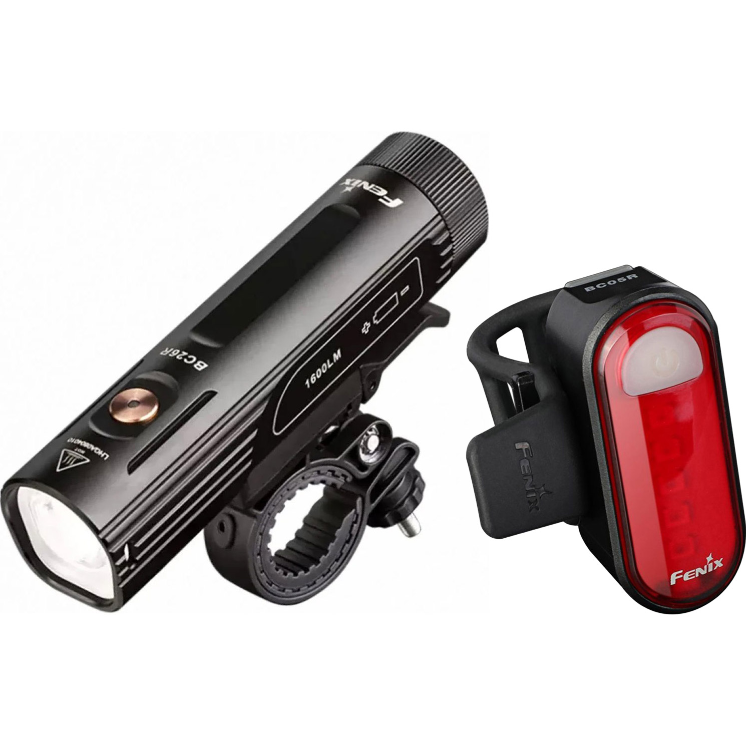 Комплект велофар FENIX BC26R + BC05R V2.0