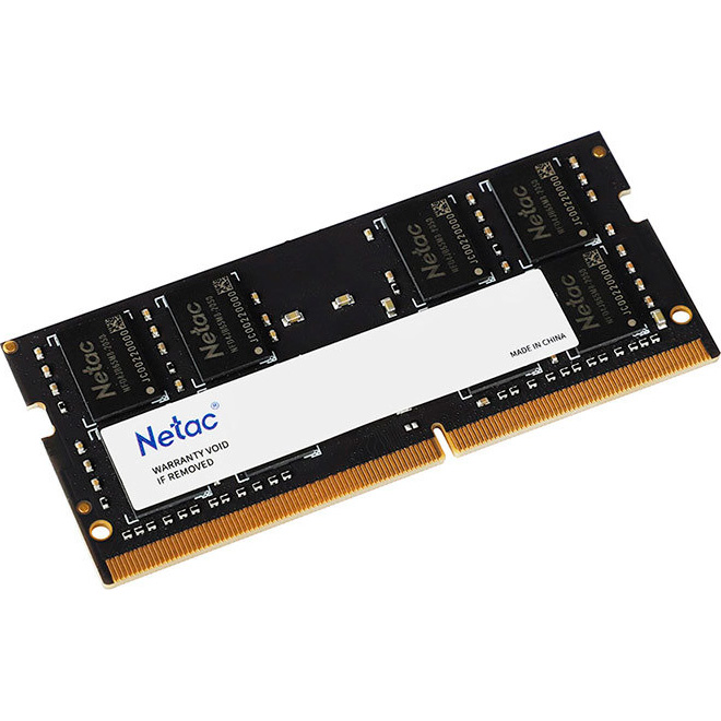 Модуль пам'яті NETAC Basic SO-DIMM DDR4 2666MHz 16GB (NTBSD4N26SP-16)