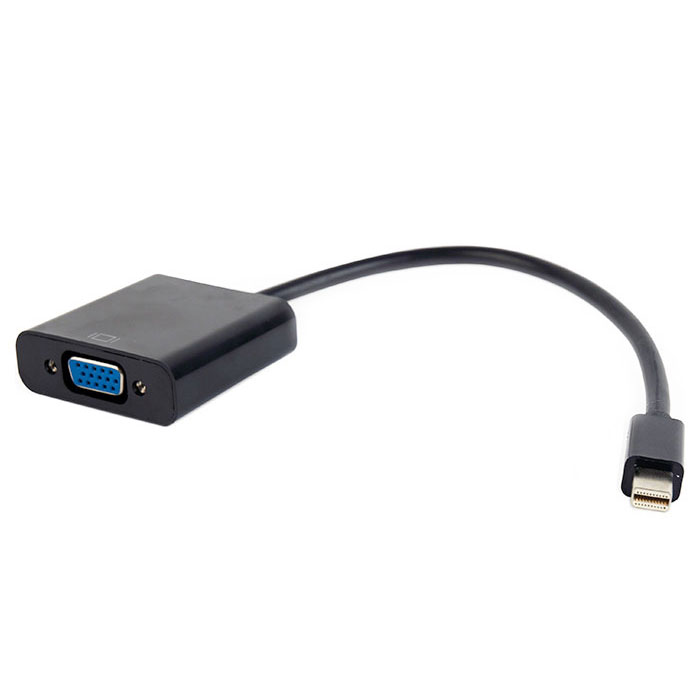 Адаптер CABLEXPERT Mini DisplayPort - VGA Black (A-MDPM-VGAF-02)