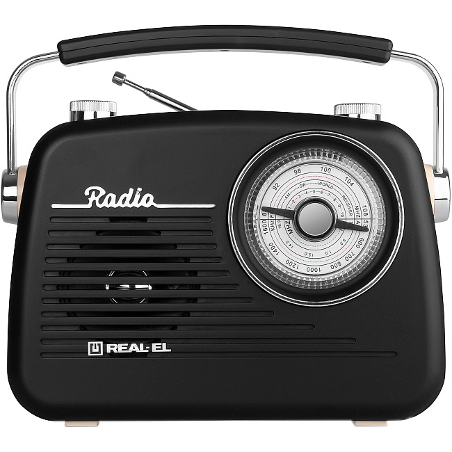 Портативный радиоприёмник REAL-EL X-540 Black Yellow