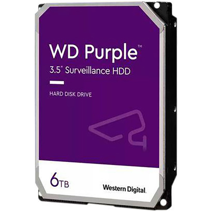 Жёсткий диск 3.5" WD Purple 6TB SATA/256MB (WD63PURU-78)
