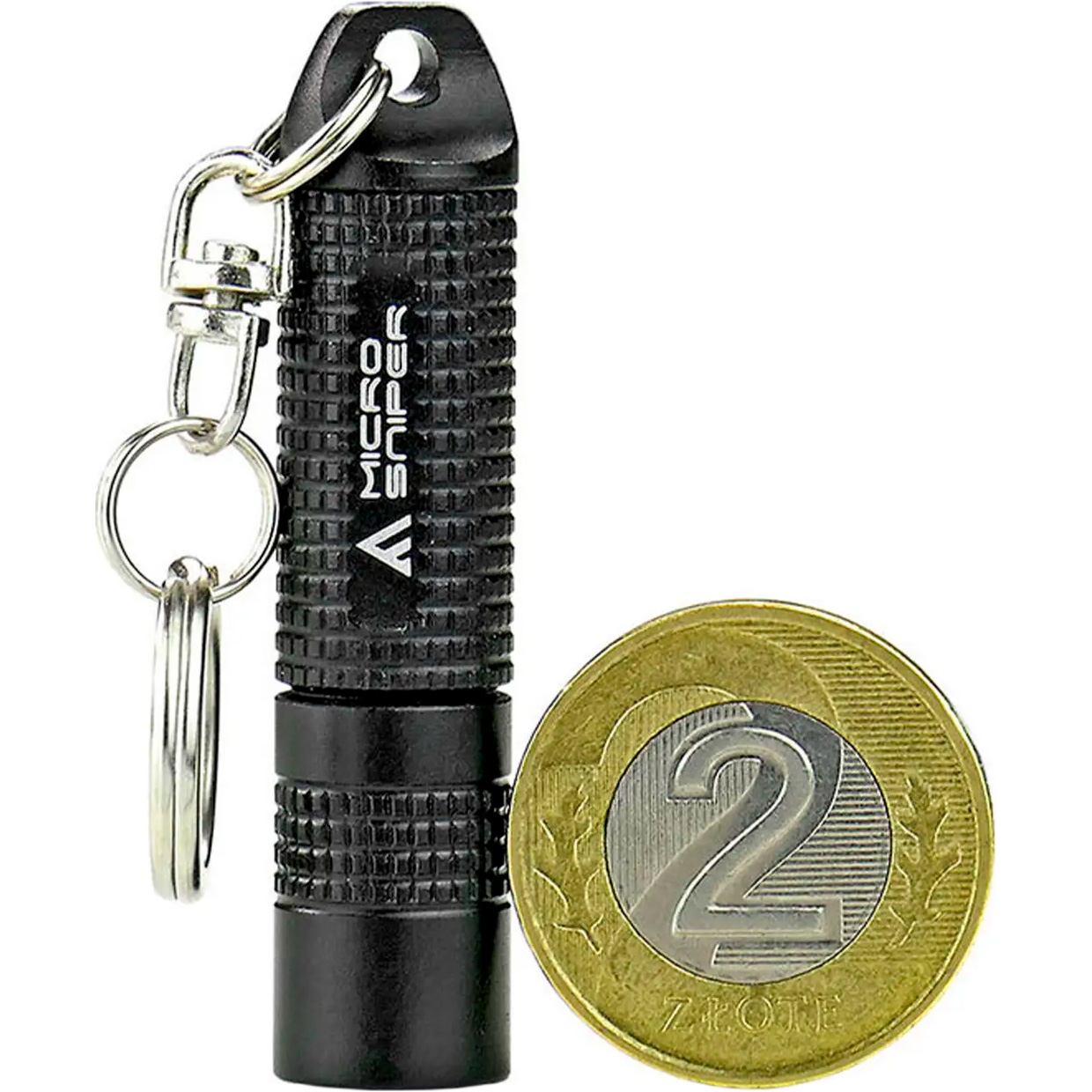 Фонарь-брелок MACTRONIC Micro Sniper Black (MKC0011)