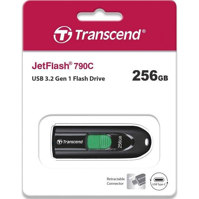 Флешка TRANSCEND JetFlash 790C 256GB (TS256GJF790C)