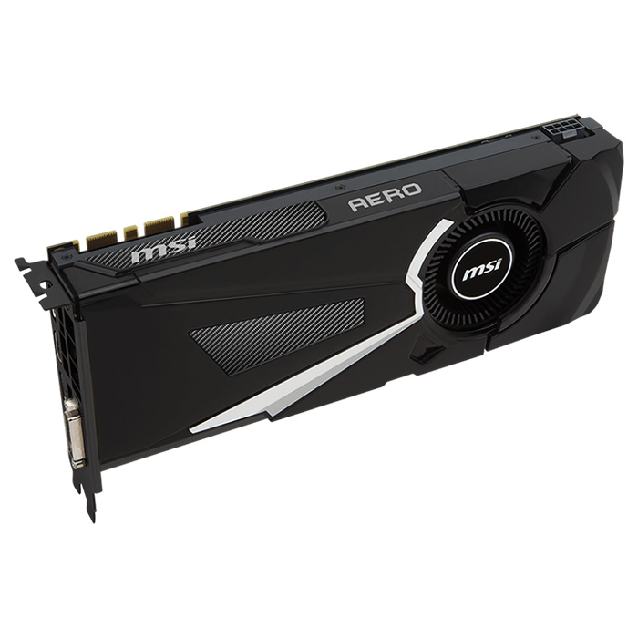 Відеокарта MSI GeForce GTX 1080 8GB GDDR5X 256-bit Aero OC (GTX 1080 AERO 8G OC)