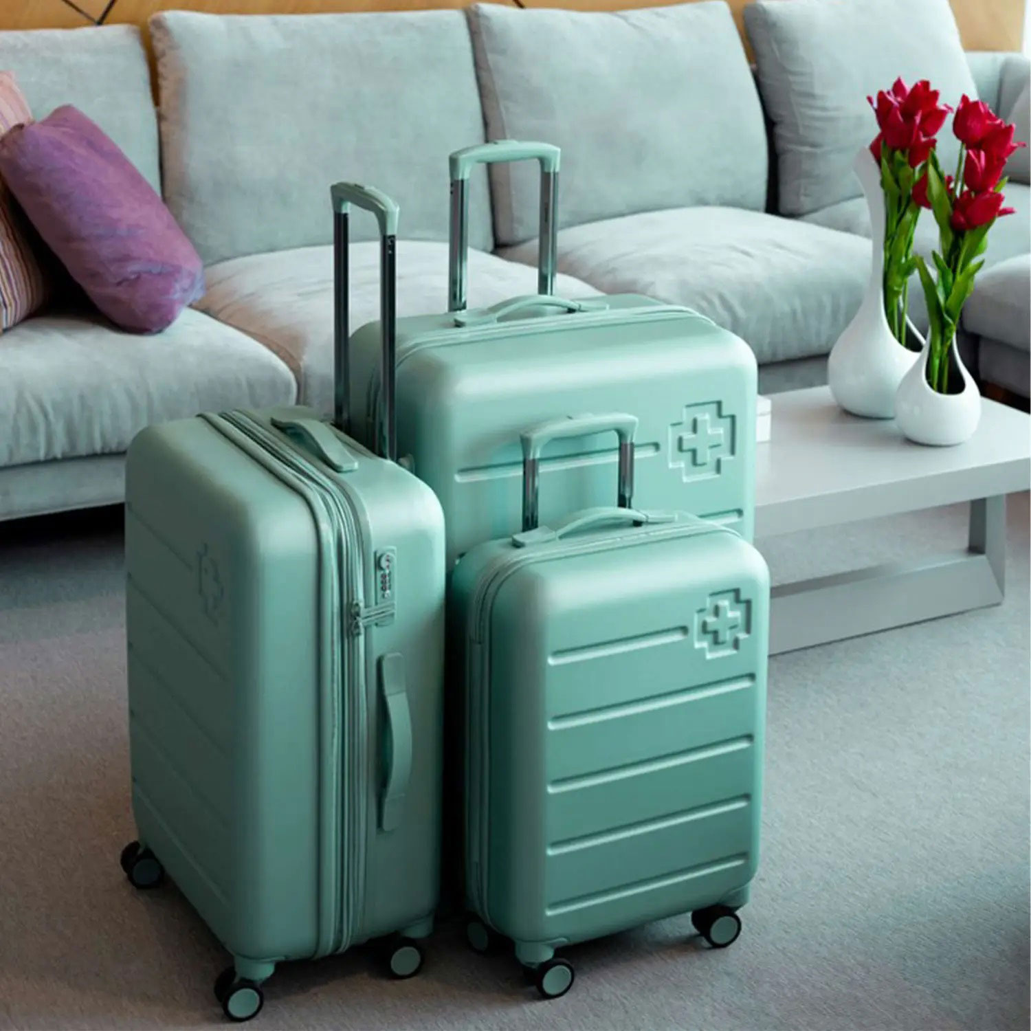Чемодан SWISSBRAND Berlin S Mint 34л