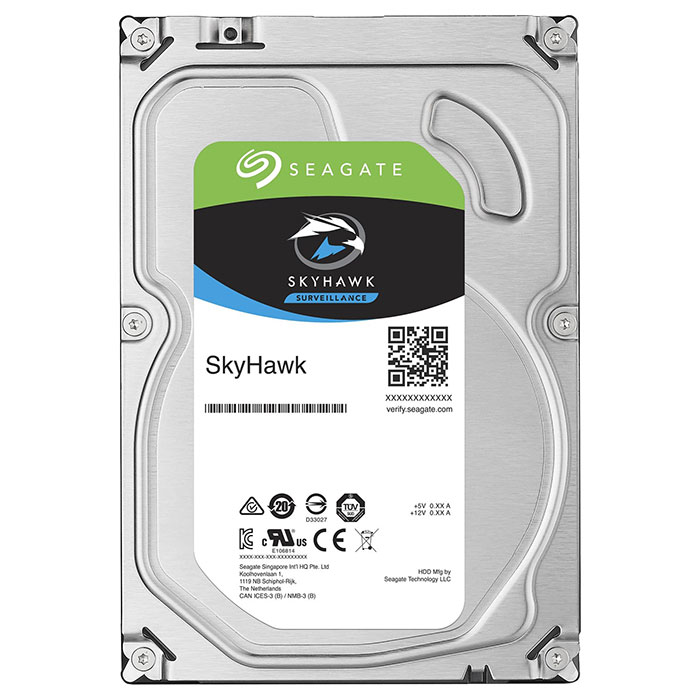 Жорсткий диск 3.5" SEAGATE SkyHawk 2TB SATA/64MB (ST2000VX008)