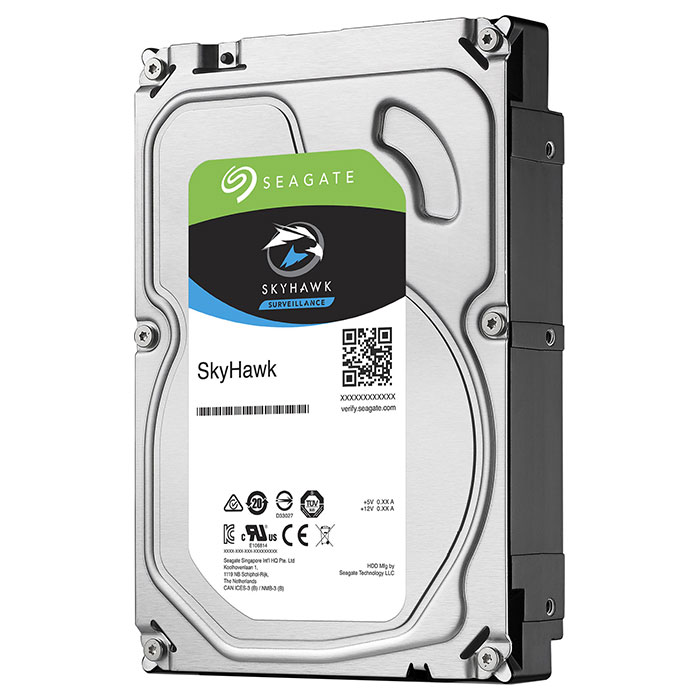 Жорсткий диск 3.5" SEAGATE SkyHawk 2TB SATA/64MB (ST2000VX008)