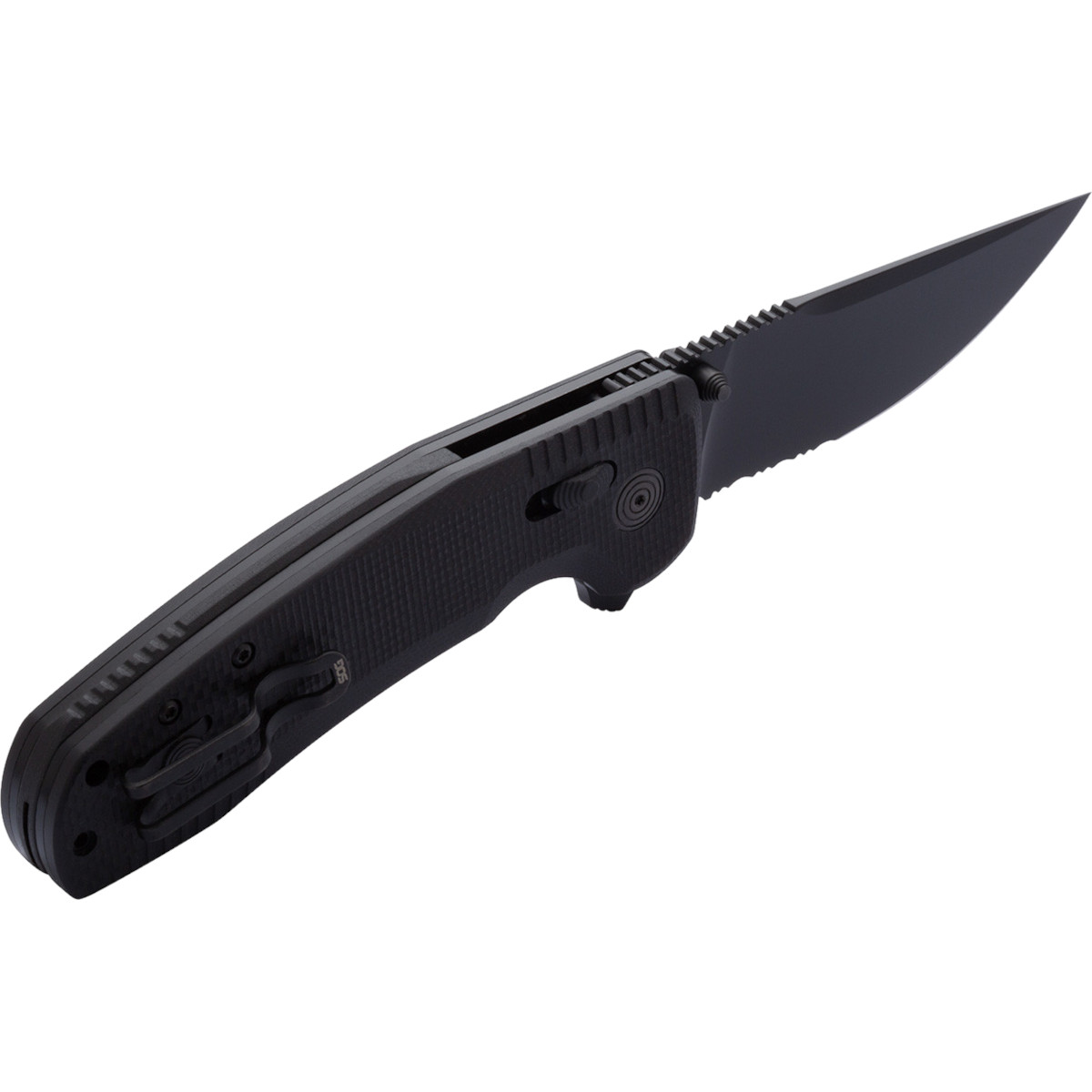 Складаний ніж SOG SOG-Tac XR Partially Serrated Black (12-38-03-41)