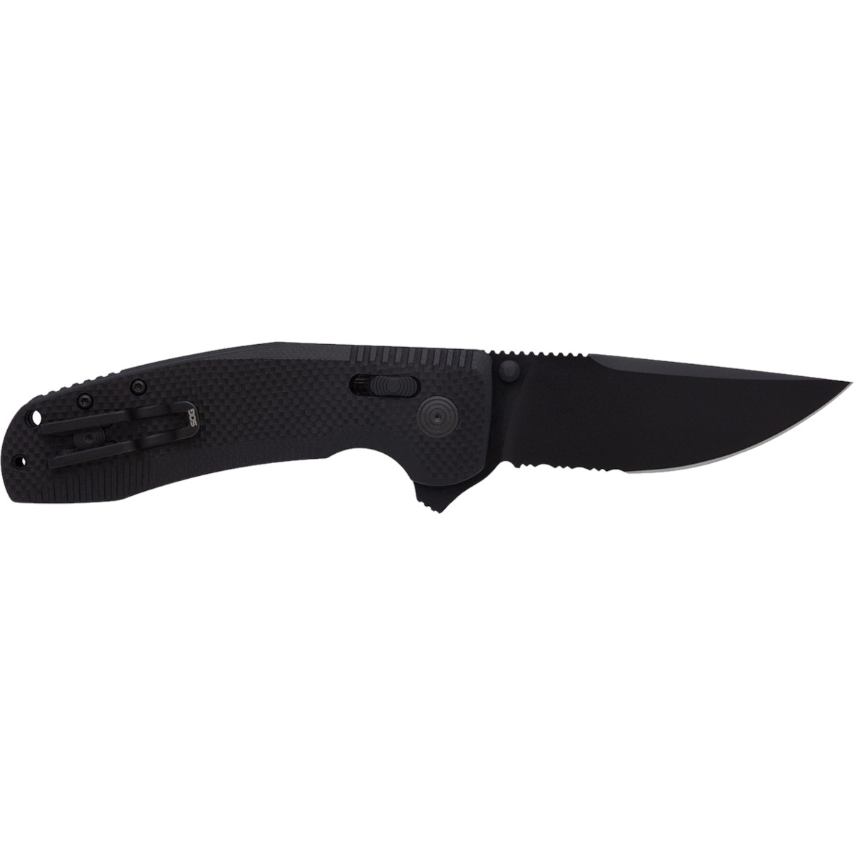 Складаний ніж SOG SOG-Tac XR Partially Serrated Black (12-38-03-41)