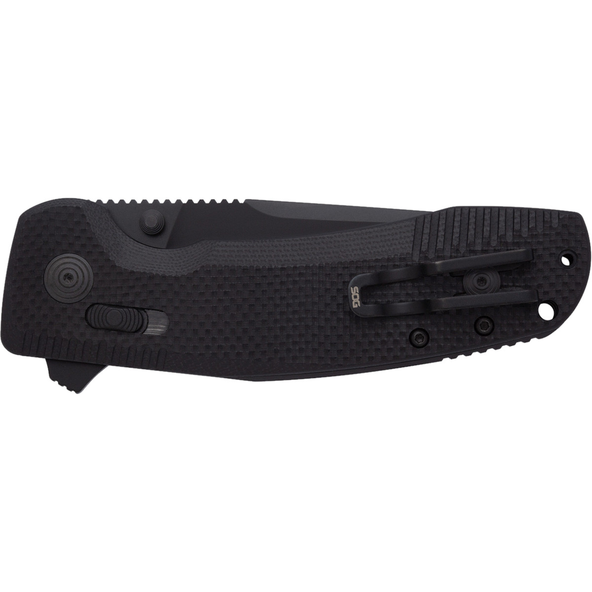 Складаний ніж SOG SOG-Tac XR Partially Serrated Black (12-38-03-41)