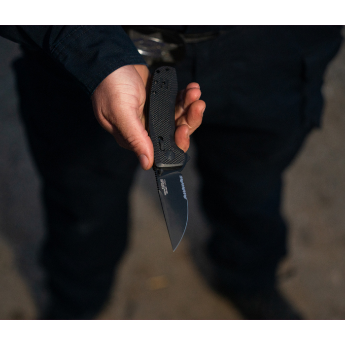 Складаний ніж SOG SOG-Tac XR Partially Serrated Black (12-38-03-41)