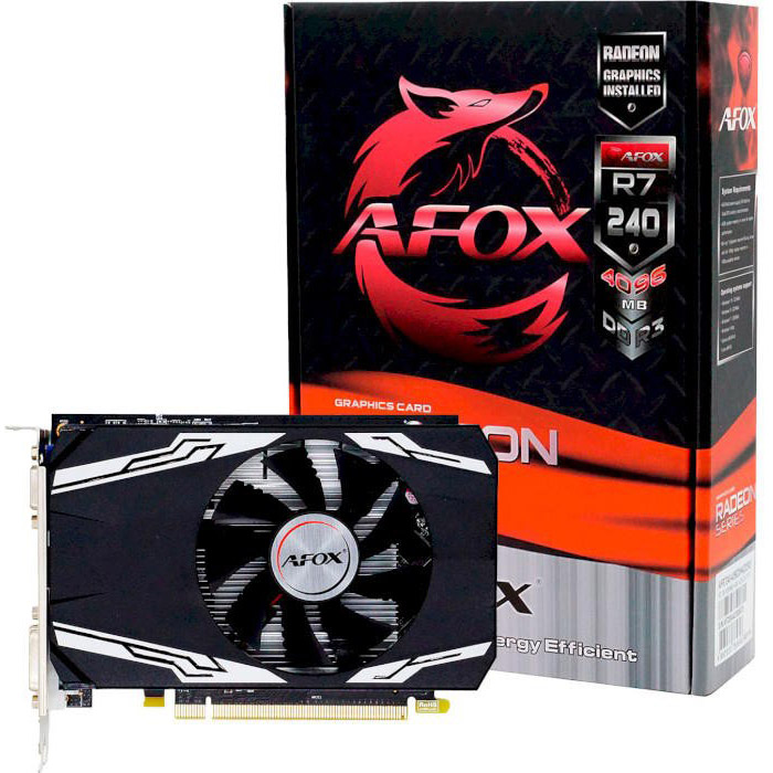 Відеокарта AFOX Radeon R7 240 4GB GDDR3 128-bit (AFR7240-4096D3H4-V3)