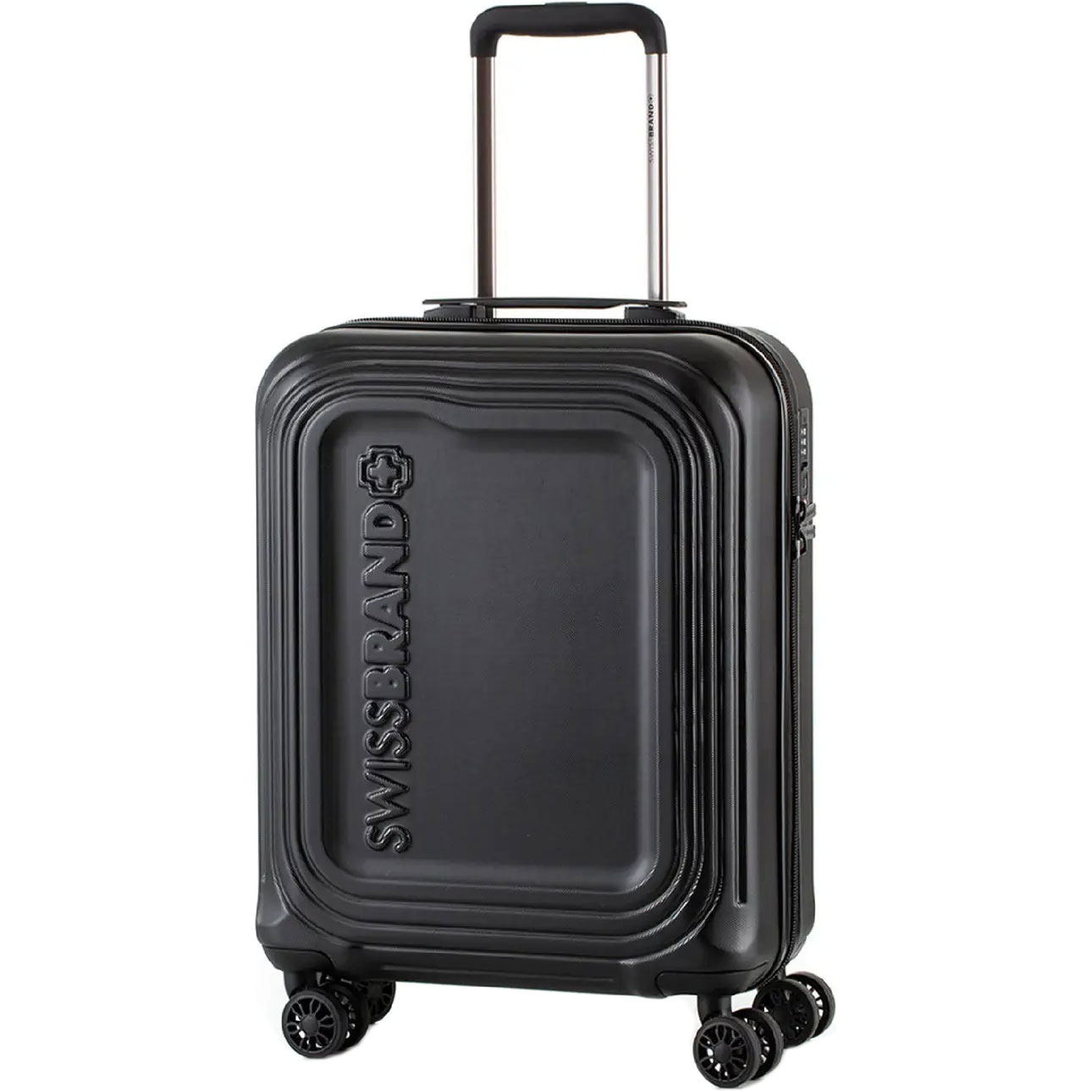Чемодан SWISSBRAND London S Black 42л