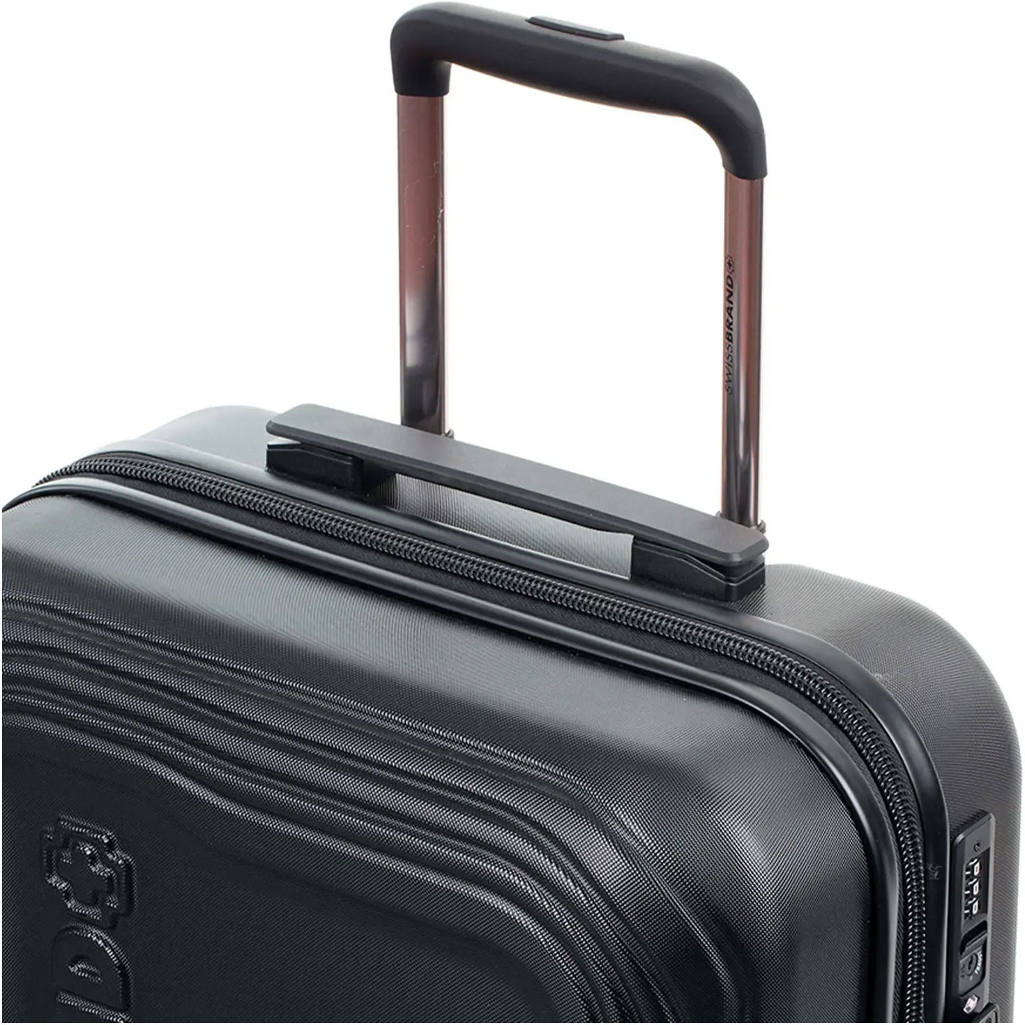 Чемодан SWISSBRAND London S Black 42л