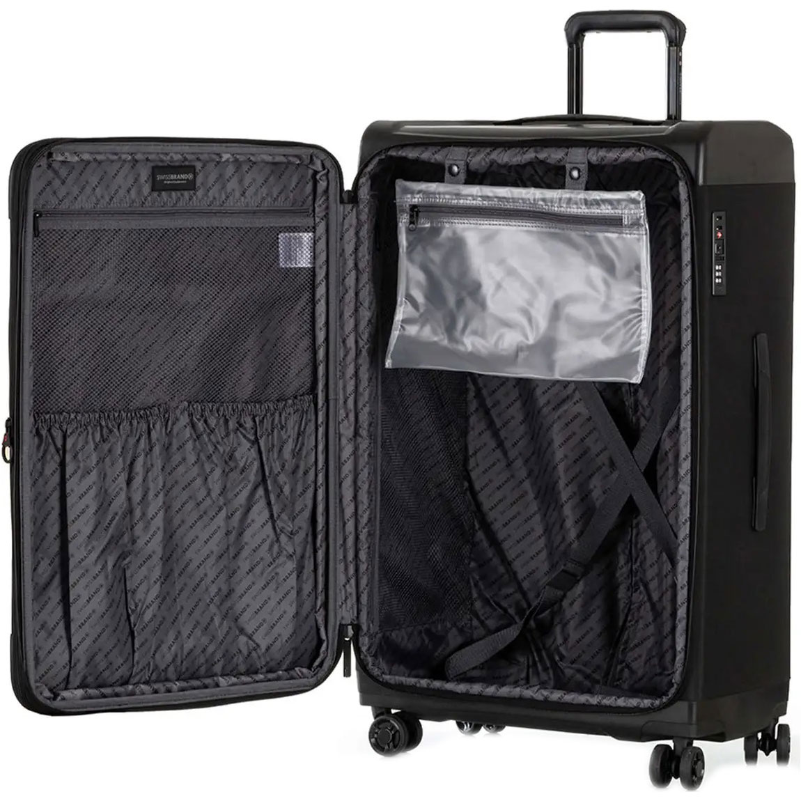Чемодан SWISSBRAND Perth S Black 39л