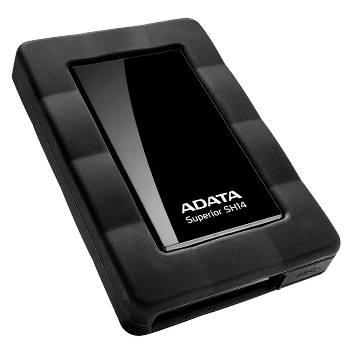 Зовнішній портативний вінчестер 2.5" ADATA DashDrive Durable Superior SH14 1TB USB (ASH14-1TU3-CBK)