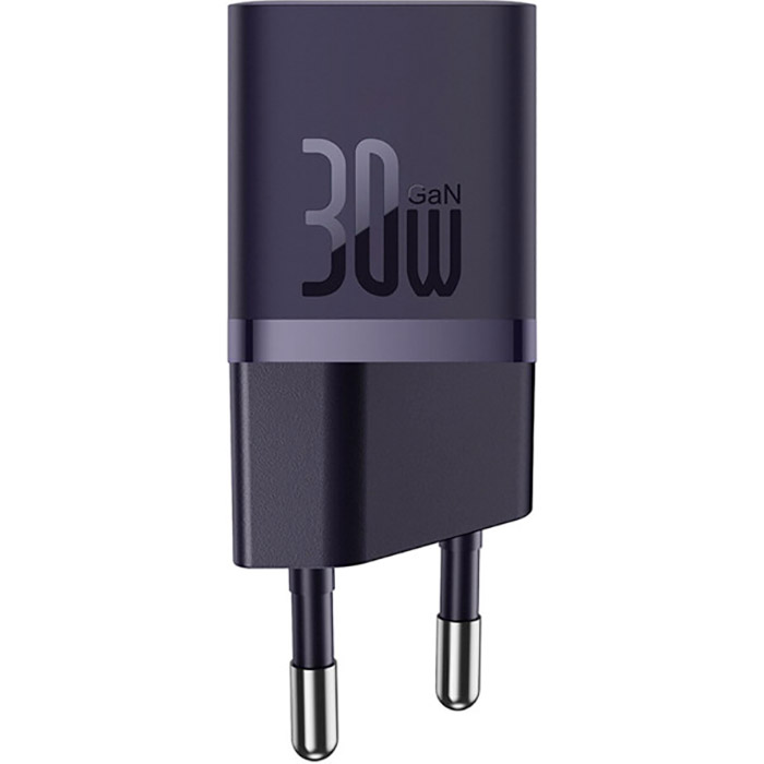 Зарядное устройство BASEUS GaN5 Fast Charger mini 1C 30W Purple (CCGN070705)