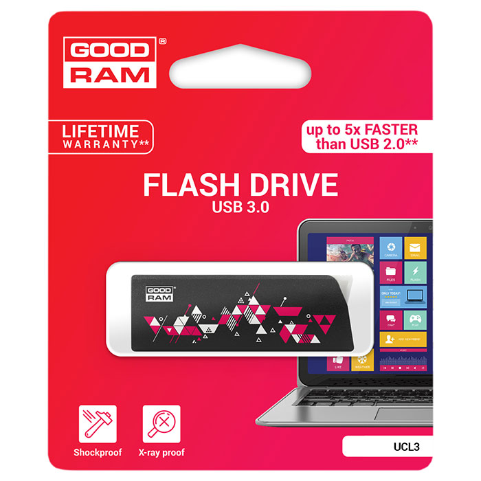 Флешка GOODRAM UCL3 64GB USB3.0 (UCL3-0640K0R11)