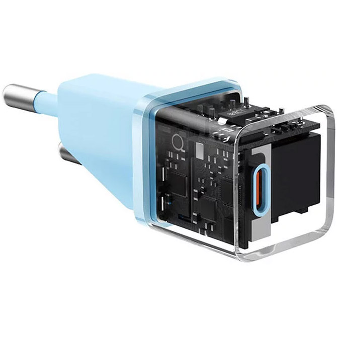Зарядное устройство BASEUS GaN5 Fast Charger Mini 1C 20W Blue (CCGN050103)