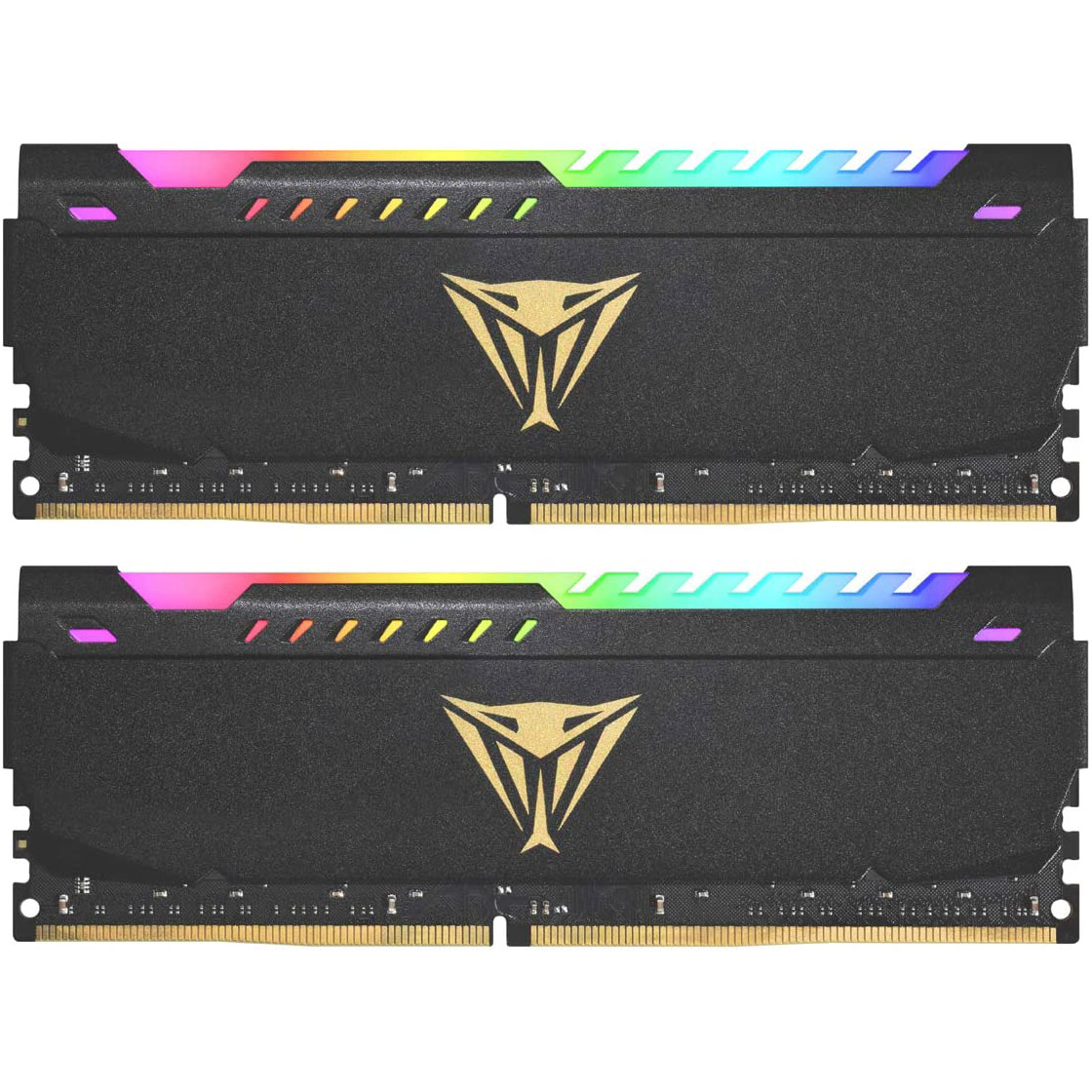 Модуль пам'яті PATRIOT Viper Steel RGB DDR4 3200MHz 64GB Kit 2x32GB (PVSR464G320C8K)
