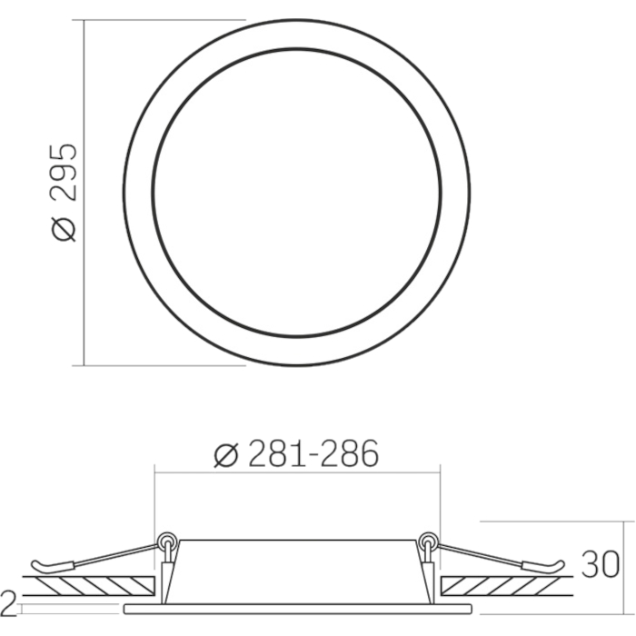 Светильник VIDEX VL-DLBR-265 26W 5000K