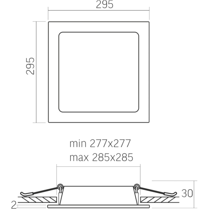 Світильник VIDEX VL-DLBS-265 26W 5000K