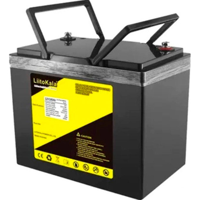 Акумуляторна батарея LIITOKALA LiFePO4 12V 100Ah (12.8В, 100Агод) (LII-LIFEPO4120-100)