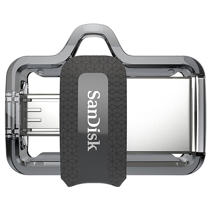 Флэшка SANDISK Ultra Dual m3.0 32GB Black/Silver (SDDD3-032G-G46)