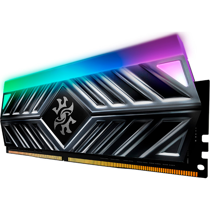 Модуль пам'яті ADATA XPG Spectrix D41 RGB Tungsten Gray DDR4 3600MHz 16GB (AX4U360016G18I-ST41)