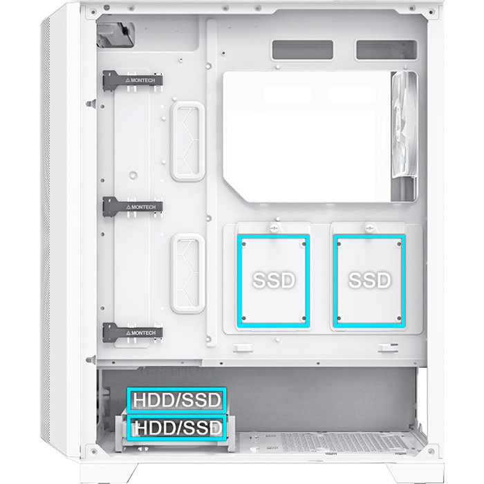 Корпус MONTECH Sky One Lite Frost White