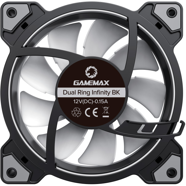 Комплект вентиляторів GAMEMAX DRH400 Black 4-Pack