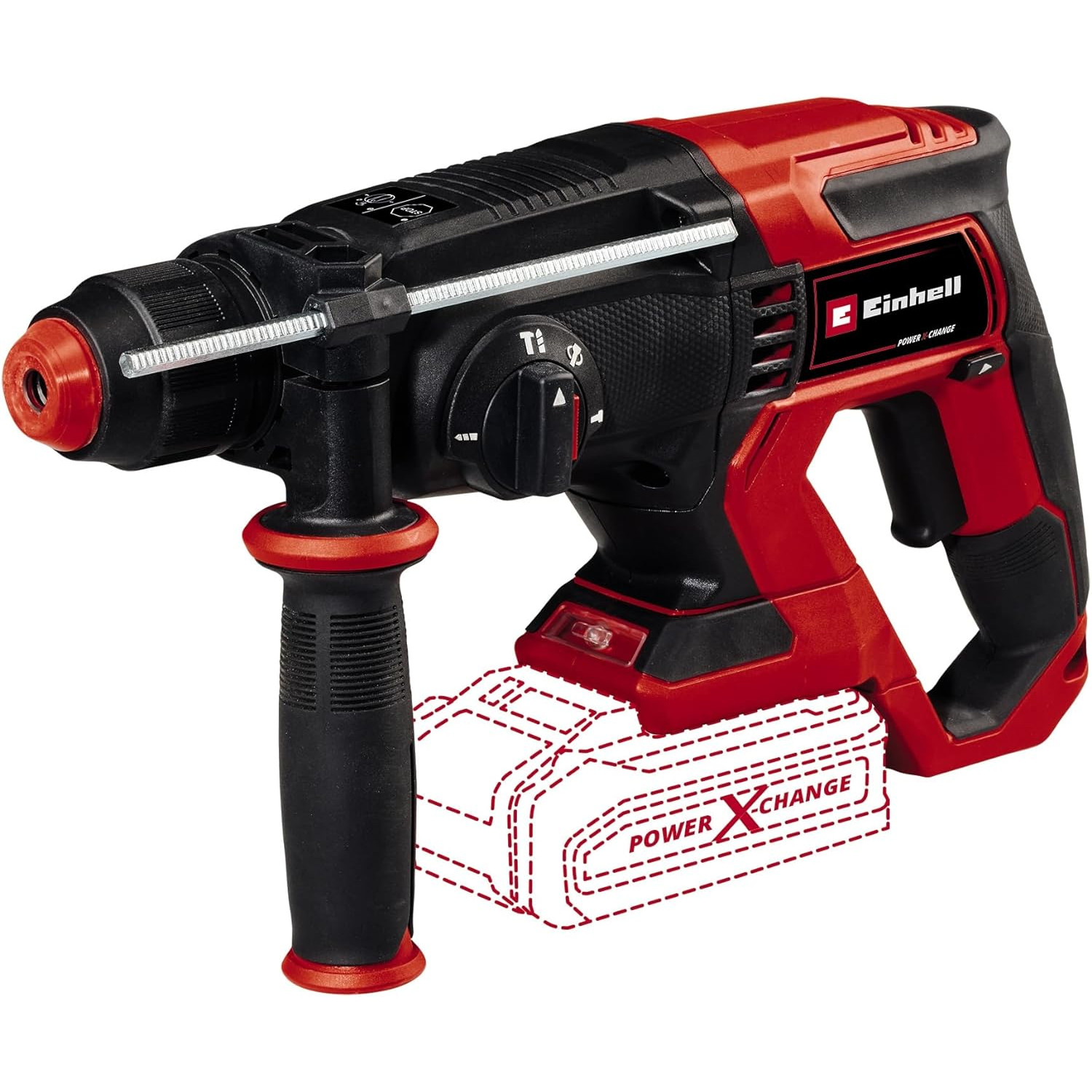 Акумуляторний перфоратор EINHELL TE-HD 18/20 Li Solo SDS-plus (4514260)