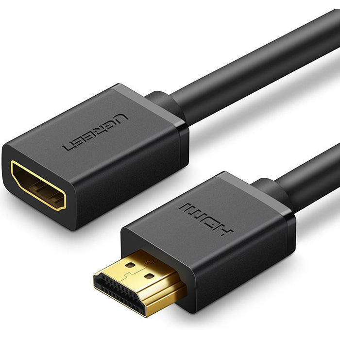 Кабель-подовжувач UGREEN HD107 HDMI v1.4 0.5м Black (10140)