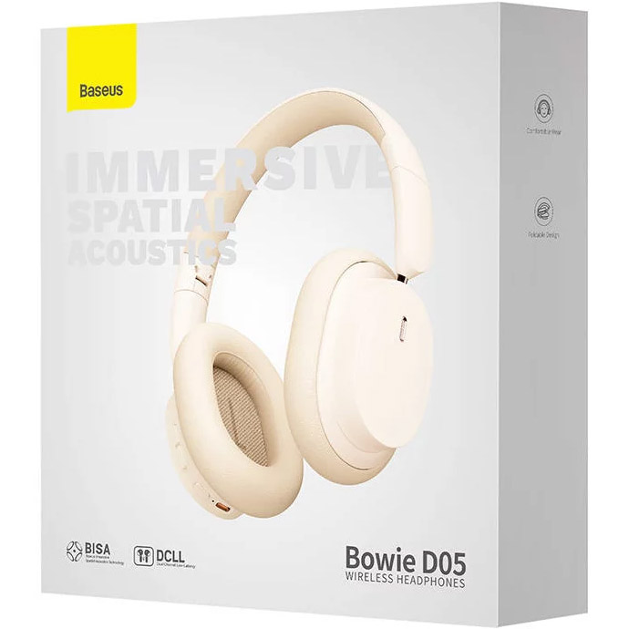 Навушники BASEUS Bowie D05 Cream White (NGTD020202)