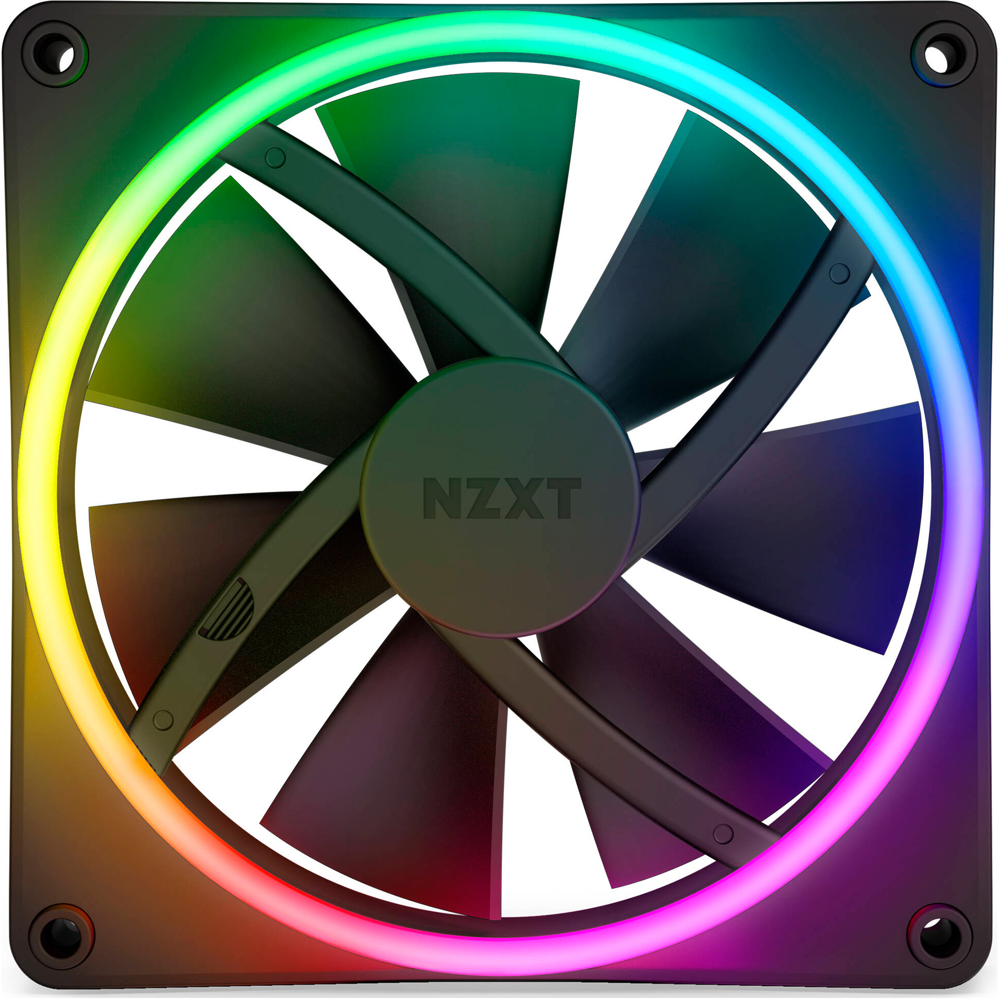 Комплект вентиляторов NZXT F140 RGB Duo Black 2-Pack (RF-D14DF-B1)