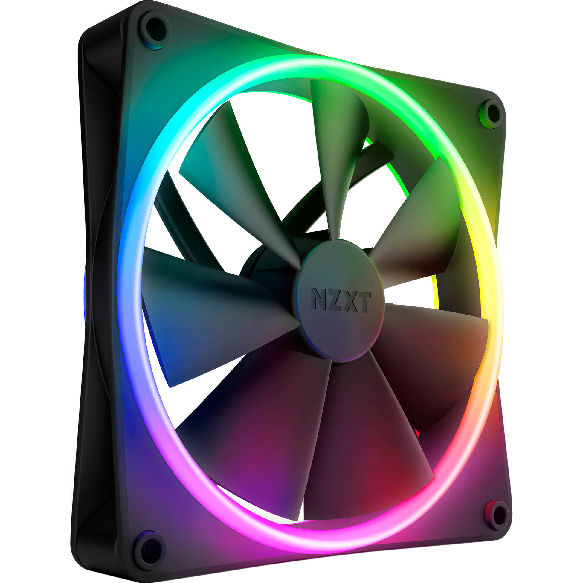 Комплект вентиляторов NZXT F140 RGB Duo Black 2-Pack (RF-D14DF-B1)