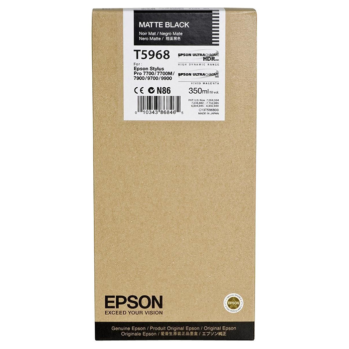 Картридж EPSON T5968 Matte Black (C13T596800)