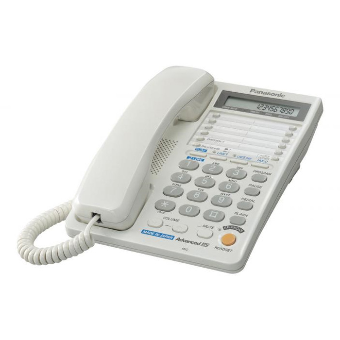 Провідний телефон PANASONIC KX-TS2368 White