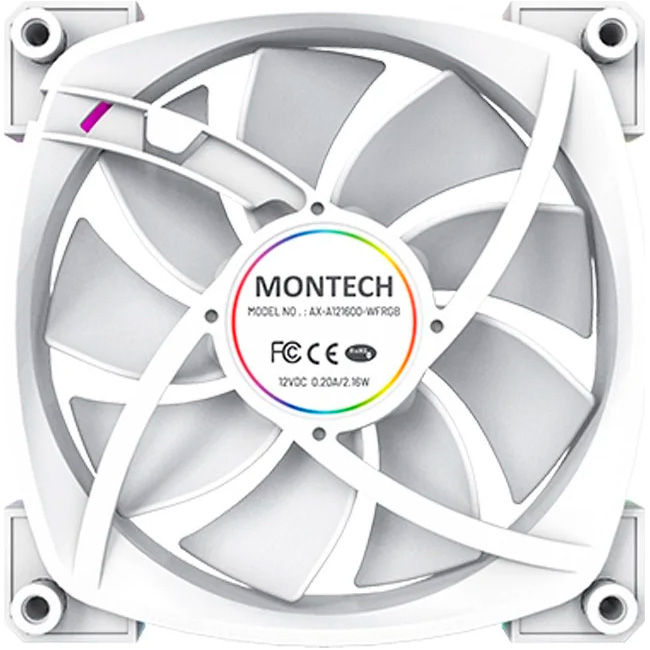 Вентилятор MONTECH AX120 PWM White