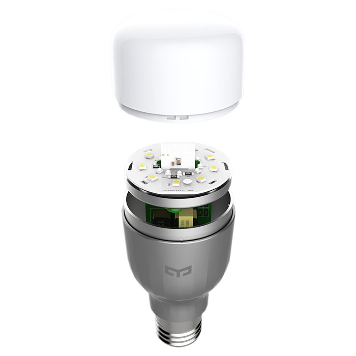 Розумна лампа YEELIGHT Mi LED Smart Bulb White and Color E27 9Вт 1700-6500K (YLDP02YL/GPX4002RT)