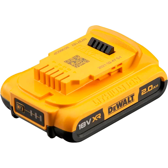 Комплект акумуляторів DeWALT XR 18V 2.0Ah 2-pack (DCB183D2)