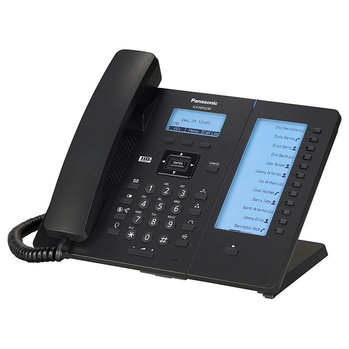 IP-телефон PANASONIC KX-HDV230 Black