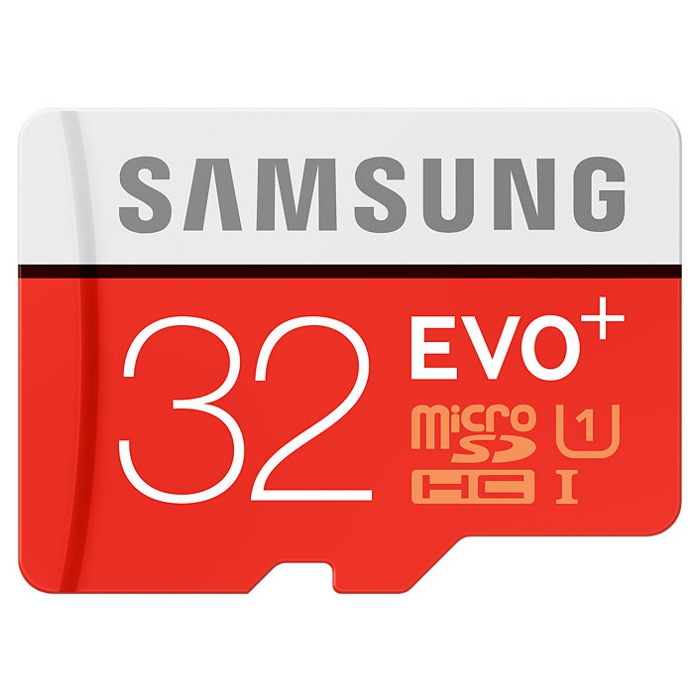 Карта памяти SAMSUNG microSDHC EVO Plus 32GB UHS-I Class 10 + SD-adapter (MB-MC32DA/RU)
