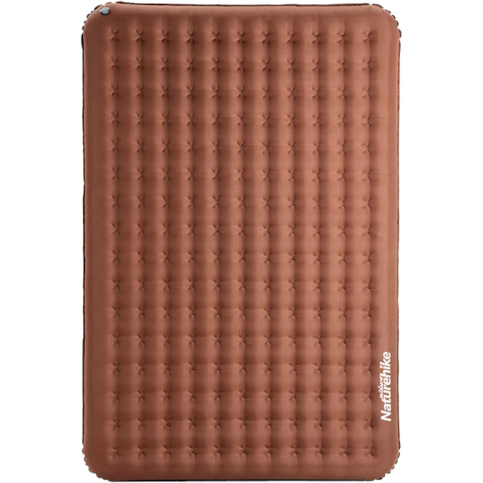 Надувний матрац NATUREHIKE Double Inflatable Sleeping Pad 200x140 Brown (NH19QD010-D-BR)