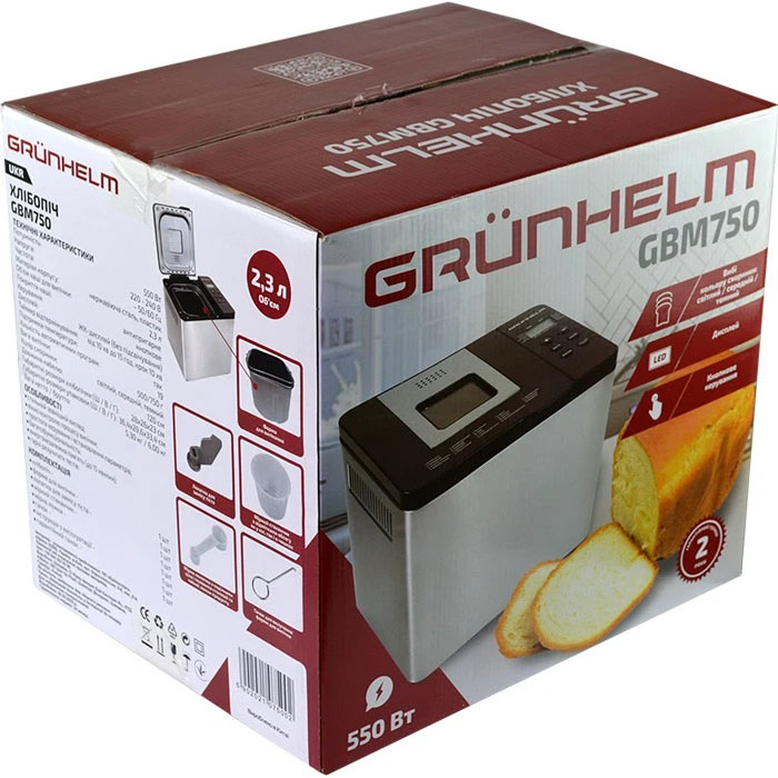 Хлібопіч GRUNHELM GBM750