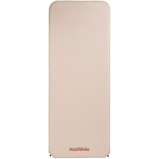 Самонадувний килимок NATUREHIKE Single Outdoor Self-Inflating Thickened Sleeping Mat Beige (NH20DZ002-S6)