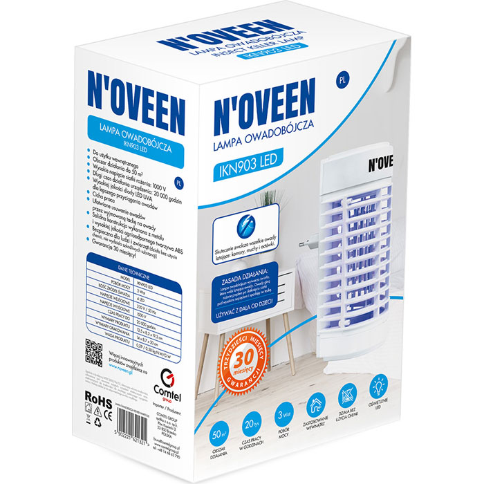 Лампа-знищувач комах NOVEEN IKN903 LED